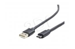 Kabel GEMBIRD  CCP-USB2-AMCM-6 (USB 2.0  - USB 3.1 typu C ; 1,8m; kolor czarny)