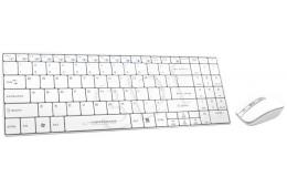 Zestaw bezprzewodowa klawiatura + mysz Esperanza EK122W (USB 2.0; kolor biały; laserowa)