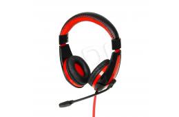Słuchawki z mikrofonem IBOX SHPI1528MV (kolor czerwony)