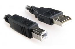 Kabel GEMBIRD CCP-USB2-AMBM-6 (USB 2.0 typu A M - USB 2.0 typu B M; 1,8m; kolor czarny)