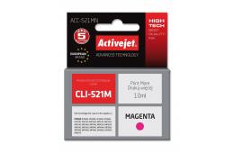 Tusz Activejet ACC-521MN (zamiennik Canon CLI-521M; Supreme; 10 ml; czerwony)