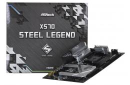 Płyta główna Asrock X570 Steel Legend 90-MXBAR0-A0UAYZ (AM4; 4x DDR4 DIMM; ATX; Quad CrossFireX)