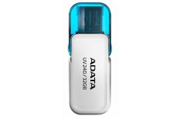 Pendrive ADATA AUV240-32G-RWH (32GB; USB 2.0; kolor biały)