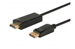 Kabel SAVIO CL-56 (HDMI M - DisplayPort M; 1,5m; kolor czarny)